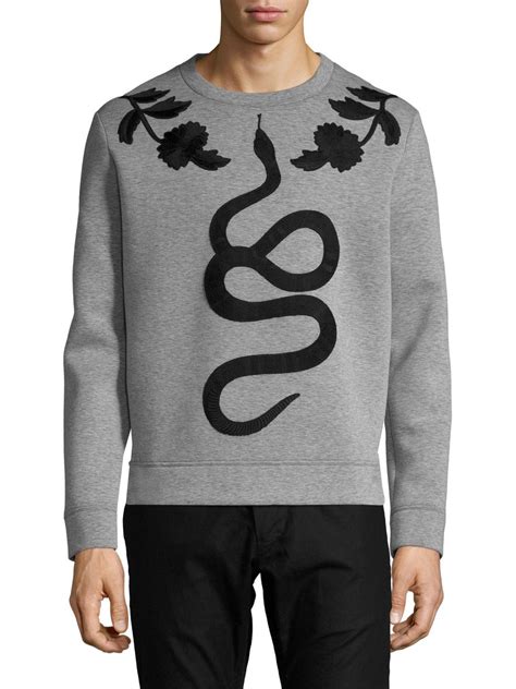 gucci snake sweatshirt|gucci crew neck sweater.